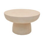 Coffee table Nuebo MGO cream D70x40cm - Image 2