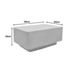Coffee table Nerde MGO cream 90x60x38cm - Image 4