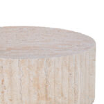 Coffee table Binero MGO travertine look D106x45cm - Image 3