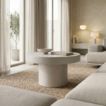 Coffee table Umbra MGO light grey D64.5x43cm