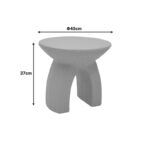 Siale MGO mocha side table D40x37cm - Слика 5