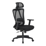Magida mesh black manager's office chair 58.5x66x115-125cm