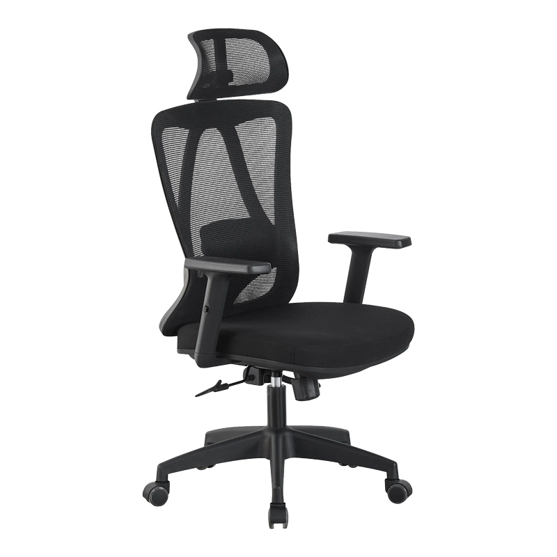421-000001 Magida mesh black manager's office chair 58.5x66x115-125cm - Слика 1