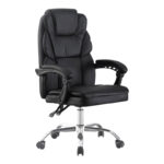 Sanema pu black director's office chair 62x67x112-122cm