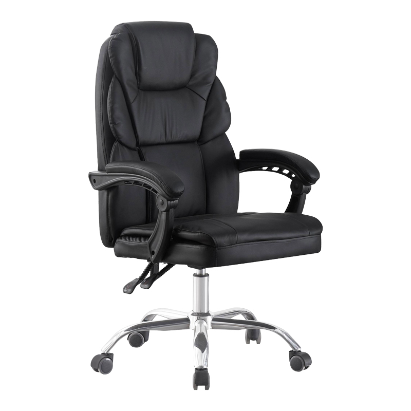 421-000002 Sanema pu black director's office chair 62x67x112-122cm - Image 1