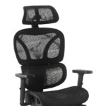 Manager's office chair with footrest Corus mesh black 62x69x125-135cm - Слика 6