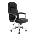 Stoldi pu black manager's office chair 62.5x70x113-121cm