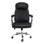 Stoldi pu black manager's office chair 62.5x70x113-121cm - Слика 4