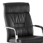 Biani pu black manager's office chair 56x70x107-115cm - Слика 5