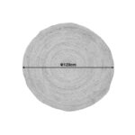 Rug Solon jute in natural color D120cm - Image 2