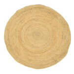 Rug Solon jute in natural color D150cm