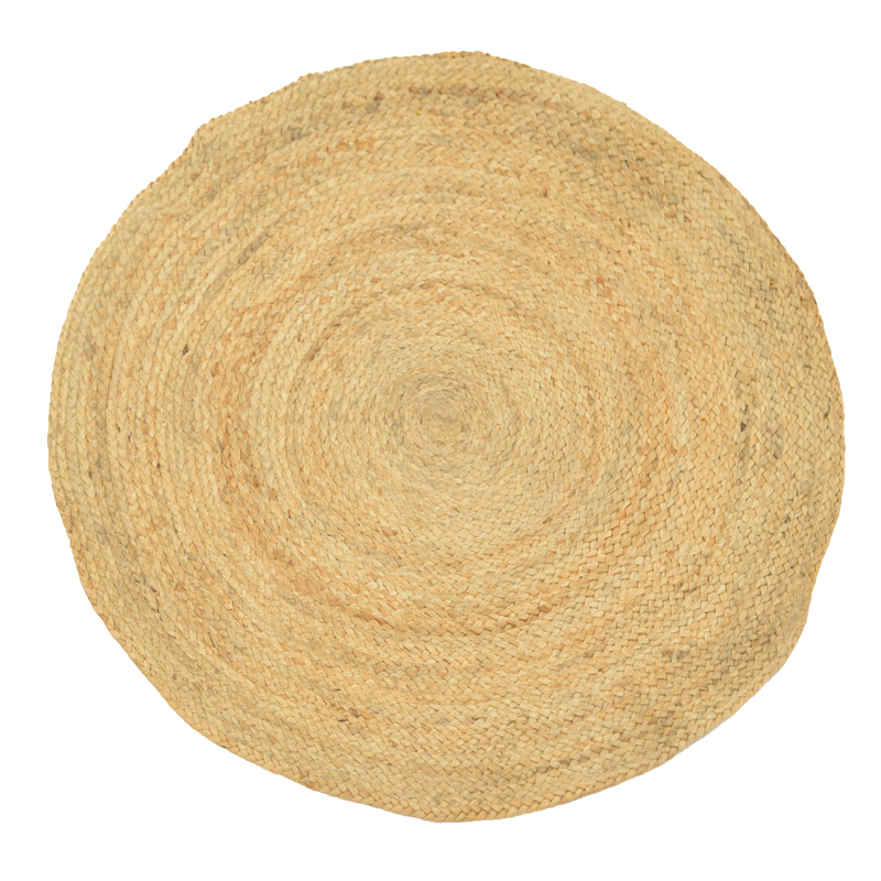 432-000002 Rug Solon jute in natural color D150cm - Image 1