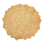 Rug Armela jute in natural color D150cm