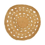 Rug Venia jute in natural color D120cm