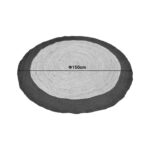 Rug Tefeton jute in black and natural color D150cm - Image 2