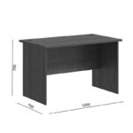 Professional desk Fesialo wenge 120x70x75cm - Слика 6