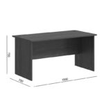 Professional desk Fesialo wenge 150x75x75cm - Слика 6