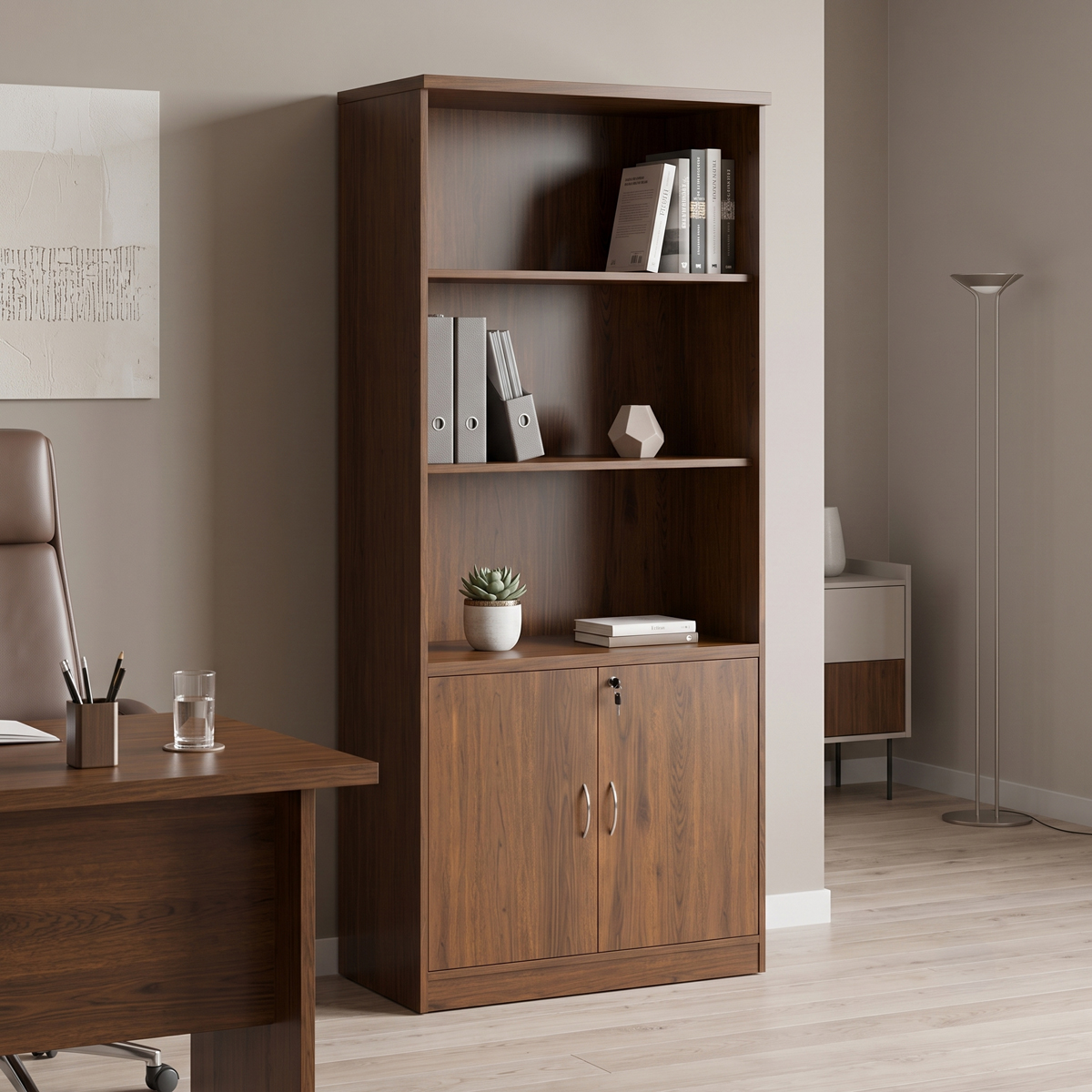 030-000036 Professional bookcase Fesialo wenge 80x40x180cm - Слика 1