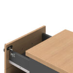 Professional wheeled drawer Fesialo natural-anthracite 39x47x52.5cm - Слика 5