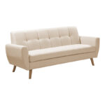 Sofa set 2pcs Decency fabric beige - Image 3