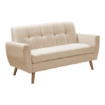 Sofa set 2pcs Decency fabric beige - Image 5