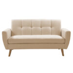Sofa set 2pcs Decency fabric beige - Image 6