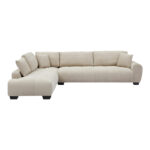 Corner sofa Vaneto right corner beige fabric 298x208x85cm - Слика 3