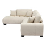 Corner sofa Vaneto right corner beige fabric 298x208x85cm - Слика 4