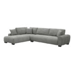Corner sofa Vaneto right corner grey fabric 298x208x85cm - Слика 2