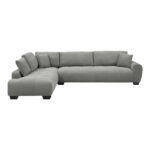 Corner sofa Vaneto right corner grey fabric 298x208x85cm - Слика 3