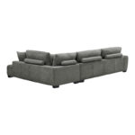Corner sofa Vaneto left corner anthracite fabric 298x208x85cm - Слика 6