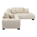 Corner sofa Vaneto left corner beige fabric 298x208x85cm - Слика 4