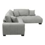 Corner sofa Vaneto left corner grey fabric 298x208x85cm - Слика 4