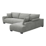 Corner sofa Vaneto left corner grey fabric 298x208x85cm - Слика 5