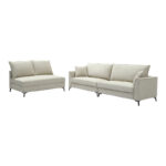 Reversible corner sofa Almy beige fabric 271x219x91cm - Слика 3