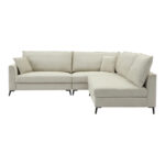 Reversible corner sofa Almy beige fabric 271x219x91cm - Слика 5