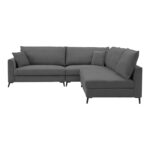Reversible corner sofa Almy anthracite fabric 271x219x91cm - Слика 5