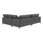 Reversible corner sofa Almy anthracite fabric 271x219x91cm - Слика 6