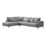 Corner sofa Maliva right corner grey fabric 280x210x100cm - Слика 2