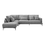 Corner sofa Maliva right corner grey fabric 280x210x100cm - Слика 4