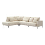 Corner sofa Maliva right corner beige fabric 280x210x100cm - Слика 2