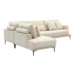 Corner sofa Maliva right corner beige fabric 280x210x100cm - Слика 5