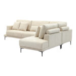 Left corner sofa Maliva beige fabric 280x210x100cm - Слика 5