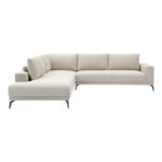 Right corner sofa Selio beige fabric 300x240x100cm - Слика 4