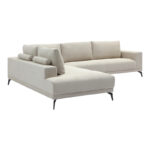 Right corner sofa Selio beige fabric 300x240x100cm - Слика 5