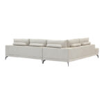 Right corner sofa Selio beige fabric 300x240x100cm - Слика 6