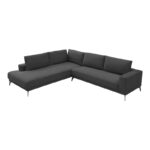 Right corner sofa Selio anthracite fabric 300x240x100cm - Слика 3