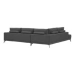 Right corner sofa Selio anthracite fabric 300x240x100cm - Слика 6