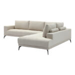 Left corner sofa Selio beige fabric 300x240x100cm - Слика 5