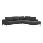 Left corner sofa Selio anthracite fabric 300x240x100cm - Слика 2